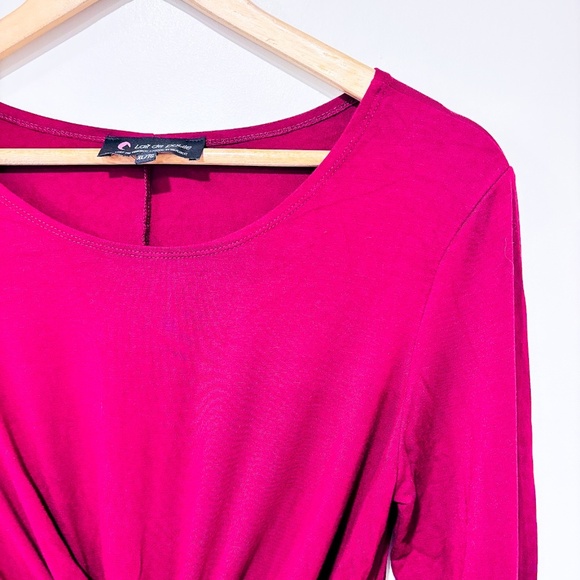 🌼NWOT🌼 LAIT DE POULE – Burgundy maternity & nursing crop top | Size XL * - Picture 5 of 7